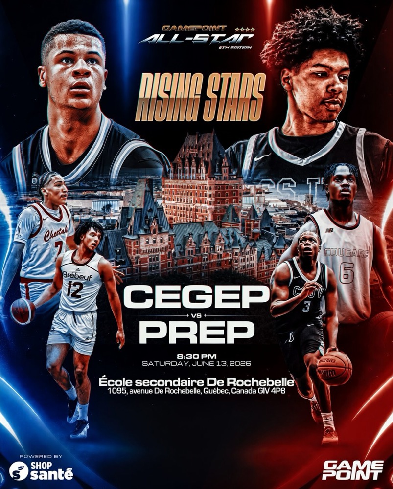 Game Point All-Star 6e édition — Rising Stars : Cégep vs Prep, 13 juin 2026