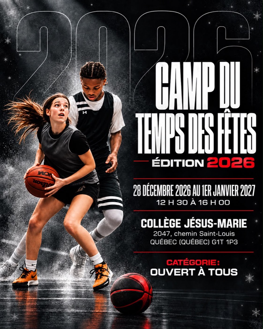 Camp du temps des fêtes 2026 Game Point — Collège Jésus-Marie, du 28 décembre au 1er janvier