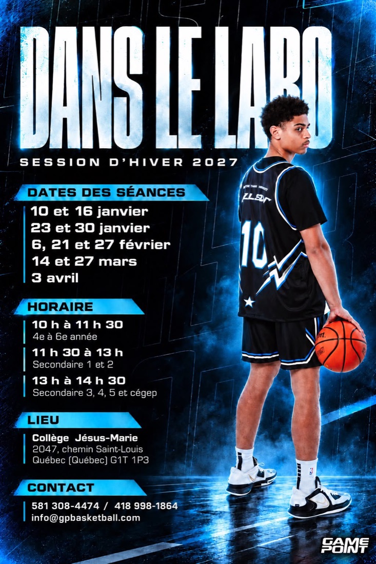 Affiche — Dans Le Labo, session d'hiver 2027